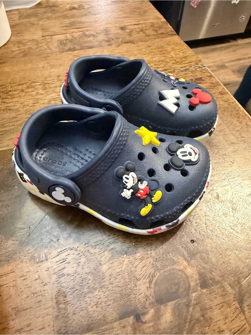Mickey Mouse Navy Kids Clog Shoes